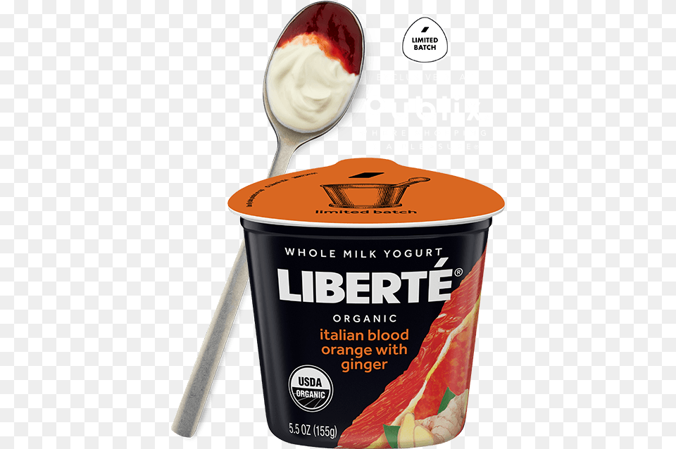 Elevate Your Taste With A Trip For Two To Italy Liberte Nicaraguan Coffee Bean Organic Whole Milk Yogurt, Cream, Cutlery, Dessert, Food Png Image