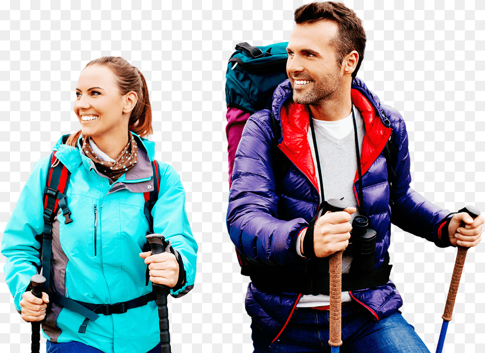 Elevated Dental New Dental Patients Hiking Trekking Pole, Clothing, Coat, Jacket, Adult Png Image