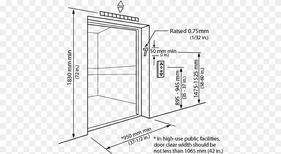 Elevator Door Dimensions, Cutlery, Fork Free Transparent Png