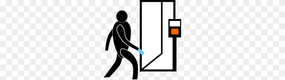 Elevator Mechanic Clipart, Stencil, Person, Walking Png
