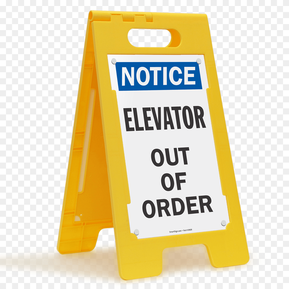 Elevator Out Of Order Floor Sign, Fence, Text Free Png Download