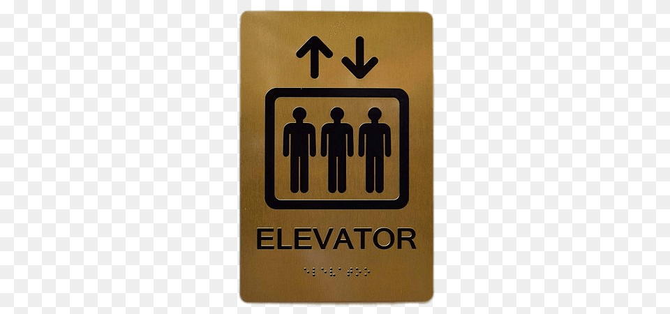 Elevator Sign With Braille, Symbol Free Transparent Png