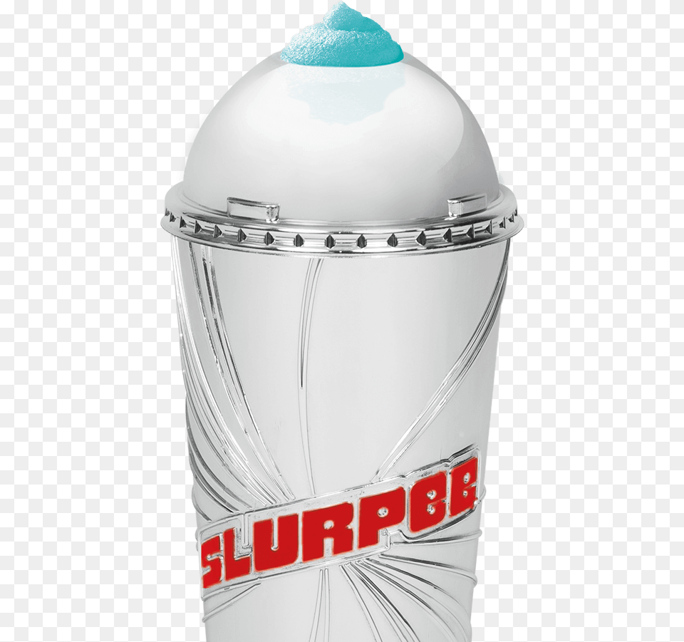 Eleven Chrome Slurpee Cup Silver Mirror Finish Rare Distilled Water, Bottle Png Image