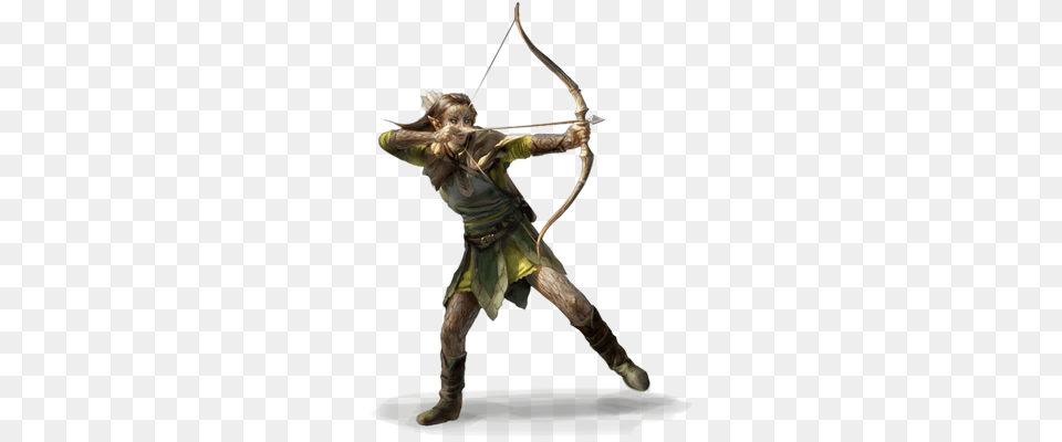 Elf, Archer, Archery, Bow, Person Png Image