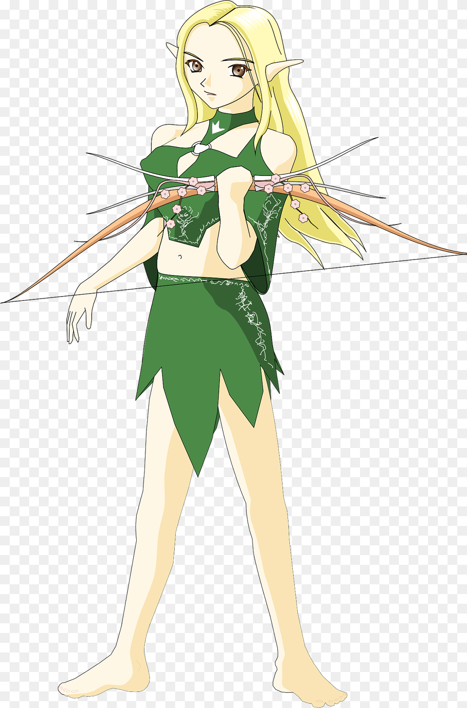 Elf Archer Clipart, Archery, Bow, Weapon, Sport Free Png Download