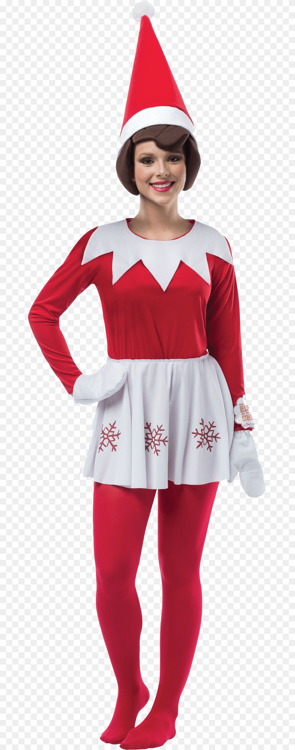Elf Background Female Elf On A Shelf, Clothing, Costume, Hat, Person Free Png