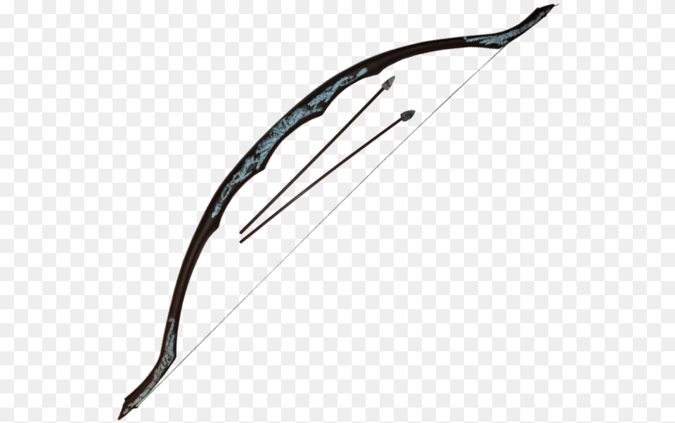 Elf Bow And Arrow, Weapon Png Image