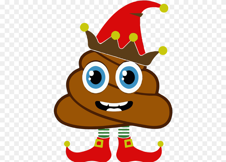 Elf Clipart Poop Emoji, Clothing, Hat, Device, Grass Free Png Download