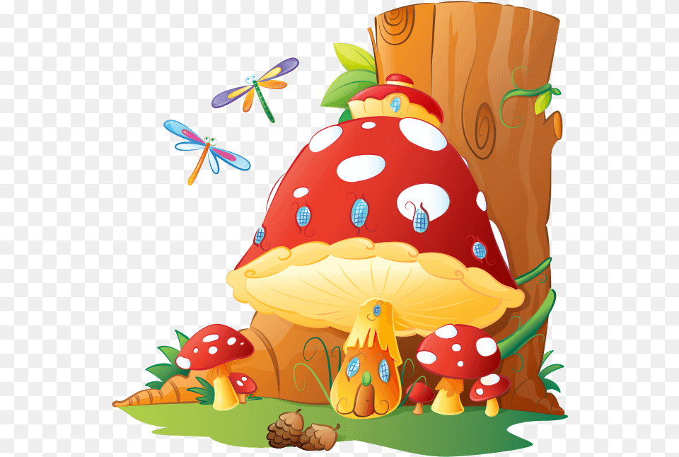 Elf Clipart Sticker Folletti Per Bambini, Agaric, Mushroom, Fungus, Plant Png Image