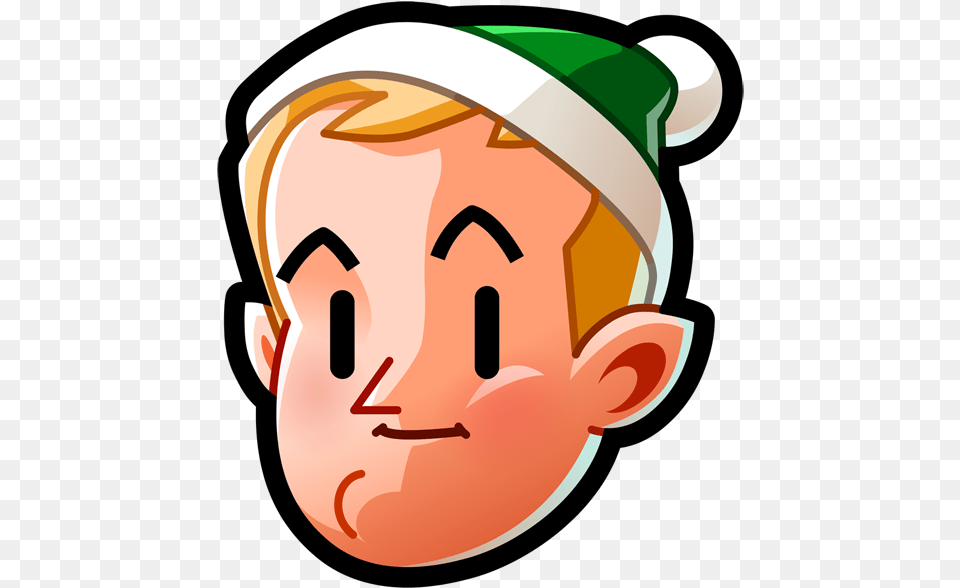 Elf Elf Face Head Holiday Noel Christmas Logo Icon, Clothing, Hardhat, Helmet, Adapter Png Image