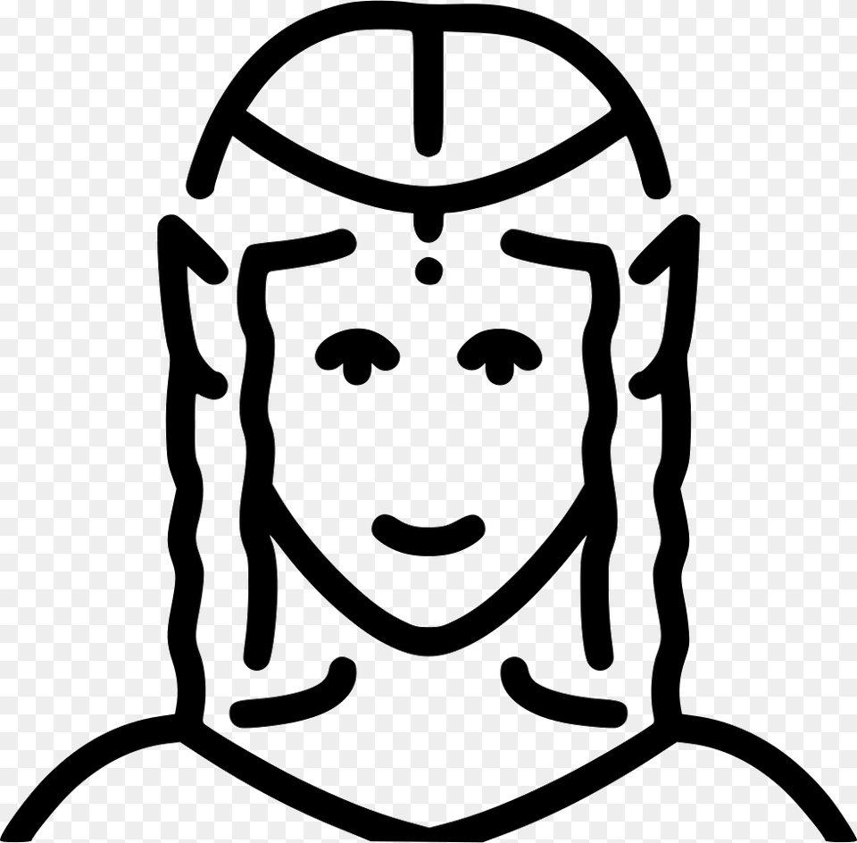 Elf Elf Icon, Stencil, Face, Head, Person Png