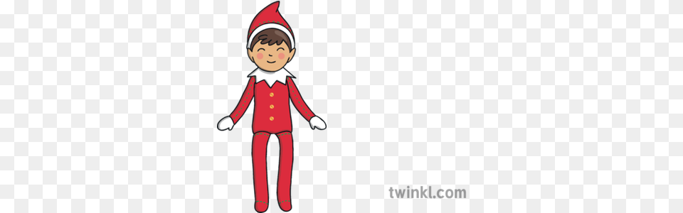 Elf Elf On The Shelf Illustration, Baby, Person, Face, Head Free Transparent Png