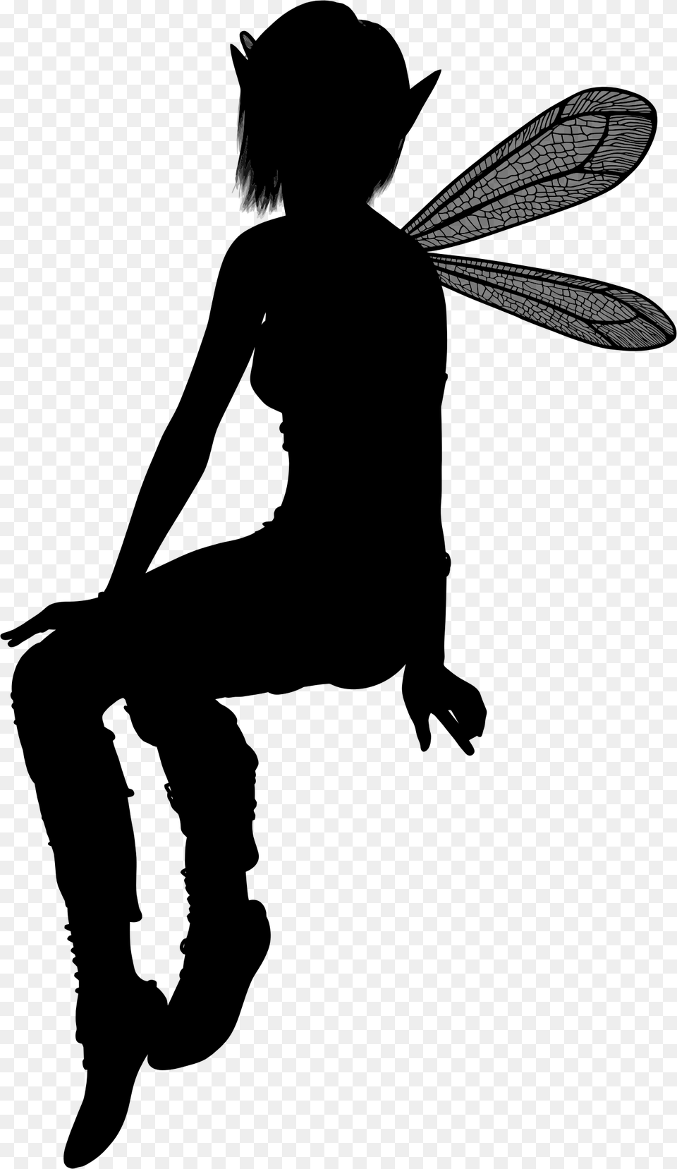 Elf Fairy Silhouette Png Image