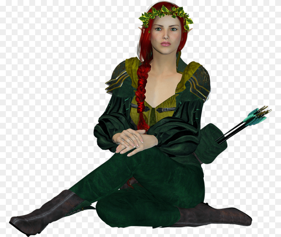 Elf Fantasy, Clothing, Costume, Person, Adult Free Png Download
