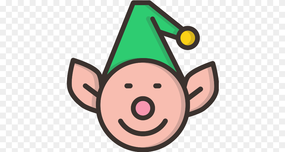 Elf Icon Christmas Elf, Clothing, Hat, Party Hat Png Image