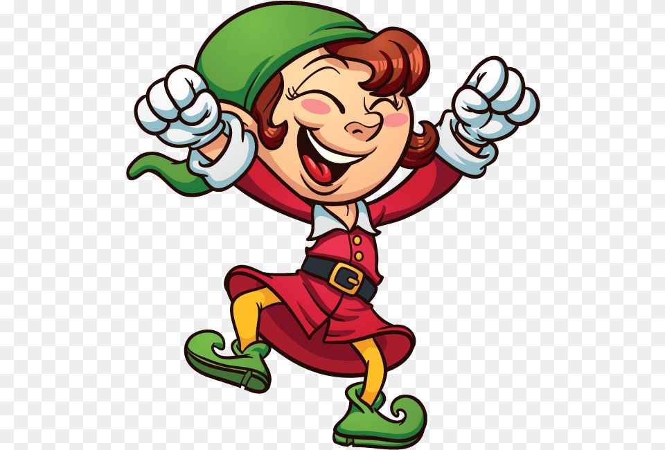 Elf Image 7 Months Till Christmas, Baby, Person, Cartoon, Face Png