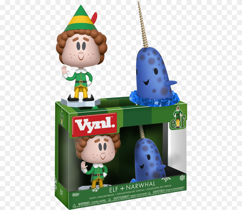 Elf Mr Narwhal Funko Pop, Clothing, Hat, Person, Baby Png Image