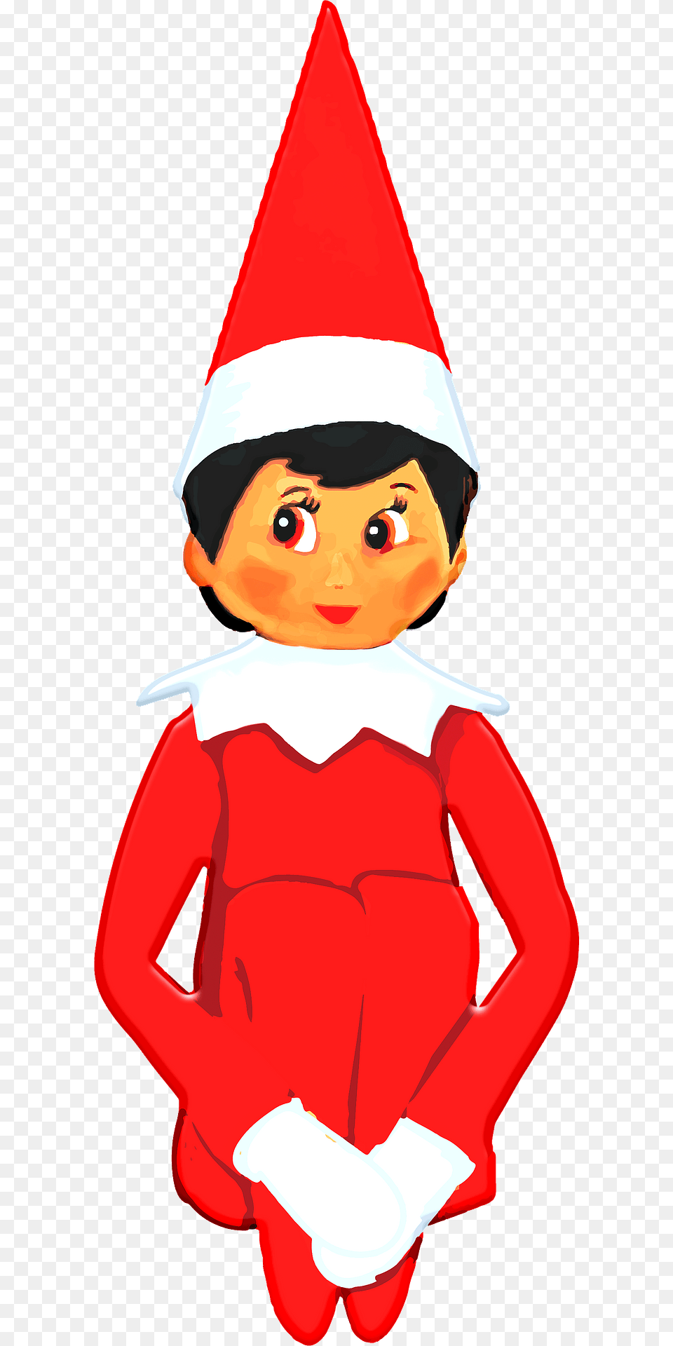 Elf On A Shelf Clipart, Clothing, Hat, Baby, Person Png