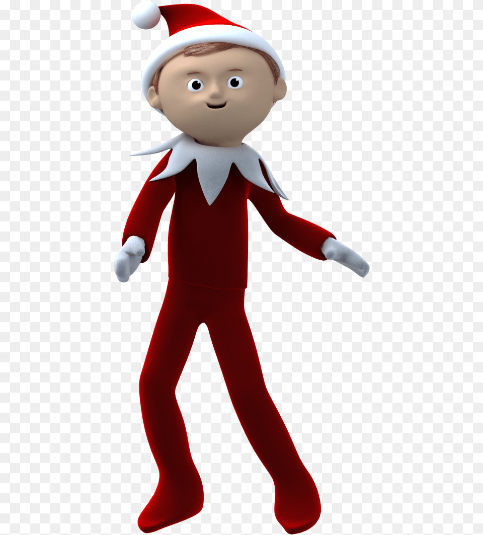 Elf On The Shelf Cartoon, Doll, Toy, Face, Head Free Transparent Png