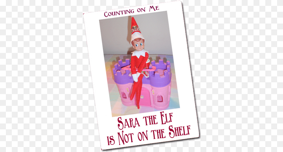 Elf On The Shelf Party Going On Now Cartoon, Clothing, Hat, Baby, Person Png