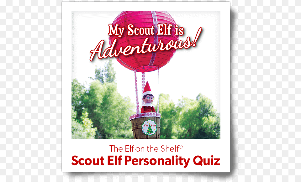 Elf On The Shelf Quiz, Person, Advertisement, Balloon Png