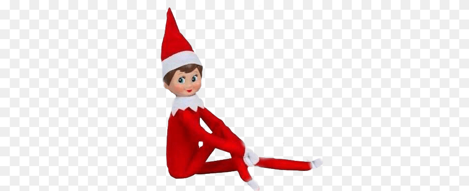Elf On The Shelf Transparent Elf On The Shelf Elf On The Shelf Girl Edition, Doll, Toy, Baby, Person Png Image
