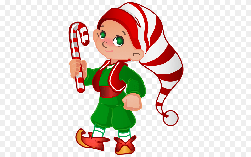 Elf Santa Helper Transparent Clip Art Gallery, Baby, Person, Face, Head Png Image