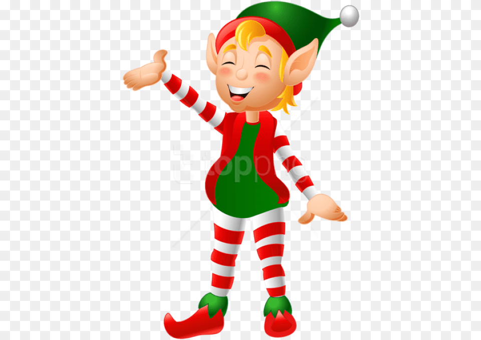Elf Transparent Transparent Background Christmas Elf Clipart, Baby, Person, Face, Head Free Png Download