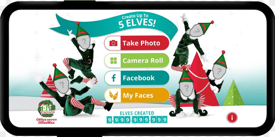 Elf Yourself Create, Boy, Child, Person, Male Png Image