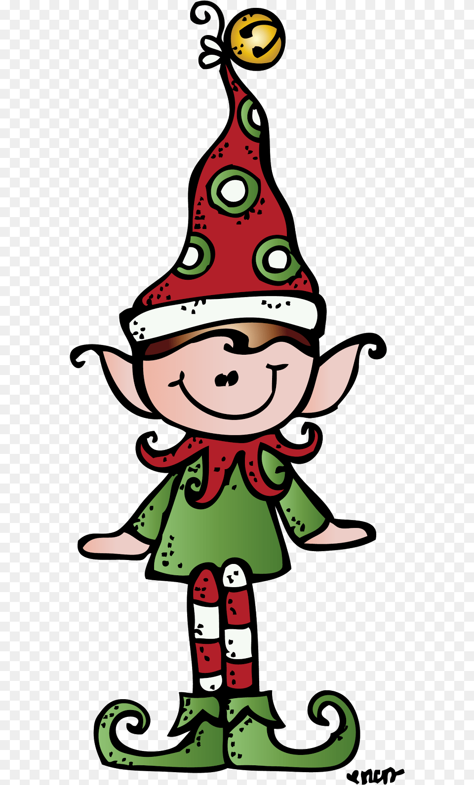 Elfen Clipart Transparent Background Dj Inkers Clip Art Christmas, Elf, Clothing, Hat, Baby Png Image