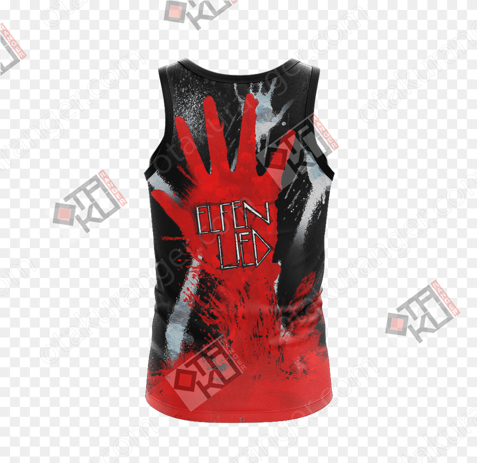 Elfen Lied Unisex 3d Tank Top Hoodie, Clothing, Vest, Tank Top Free Png