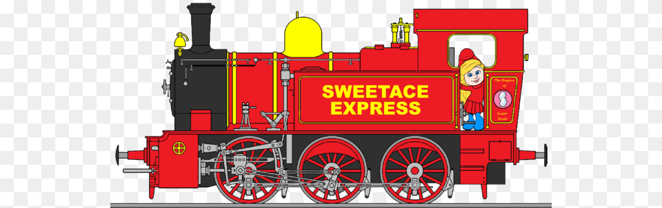 Elfette In Her Steam Locomotive Steam Locomotive, Vehicle, Transportation, Train, Railway Png