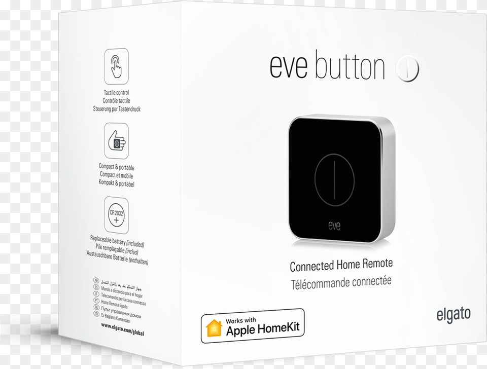 Elgato Eve Button Connected Home Remote, Computer Hardware, Electronics, Hardware, Mobile Phone Free Transparent Png