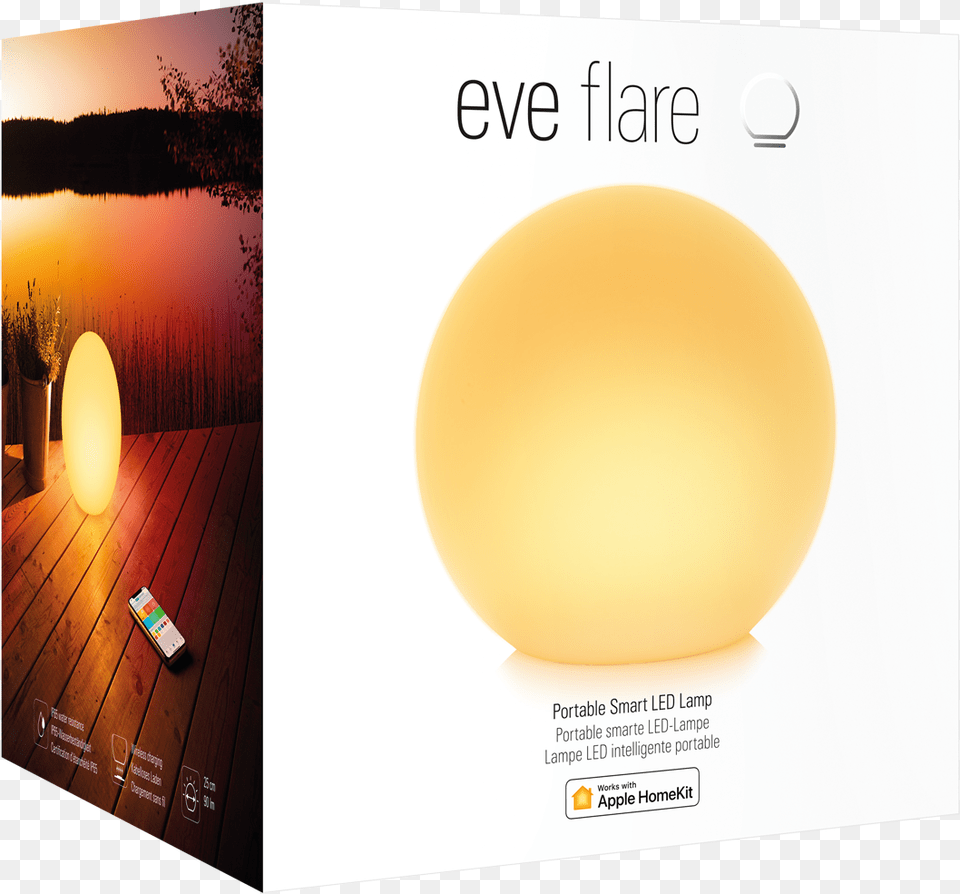 Elgato Eve Led Garden Light Flare Built In Led Rgbw, Advertisement, Nature, Outdoors, Sky Free Png Download