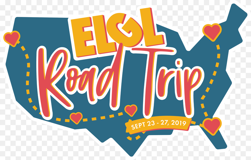 Elgl Roadtripheartstransparent Elgl Elgl Road Trip, Sticker, Food, Ketchup, Sweets Free Png Download