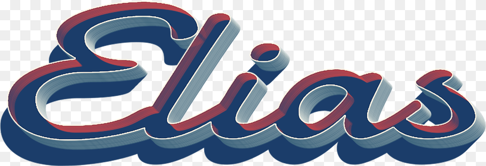 Elias 3d Letter Name Graphic Design, Text, Art, Logo, Dynamite Free Transparent Png