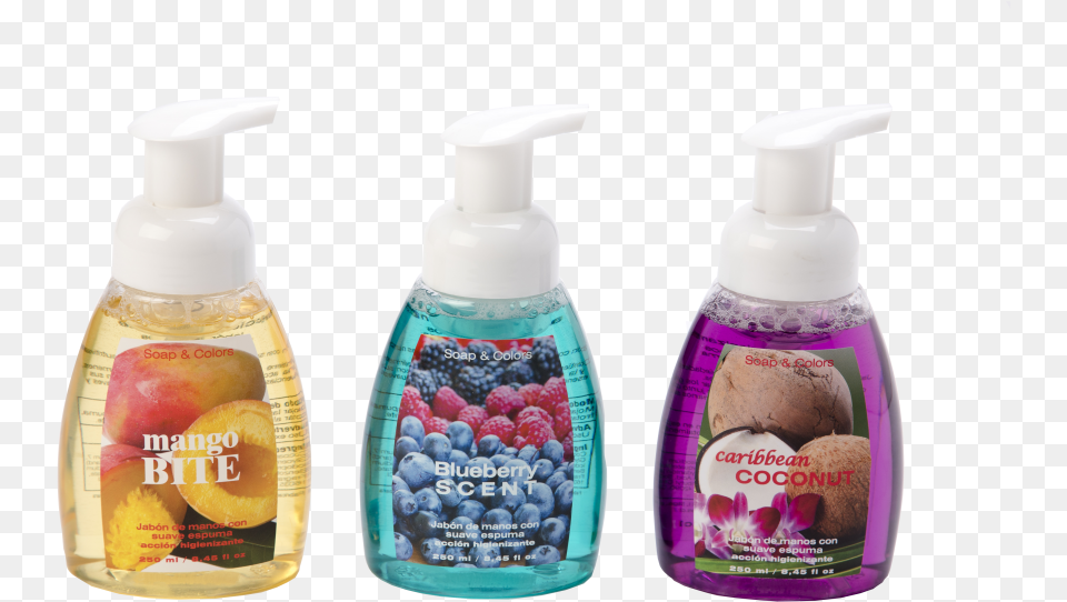 Elige 3 Jabn Espuma 11 Liquid Hand Soap, Bottle, Lotion, Food, Fruit Free Png Download