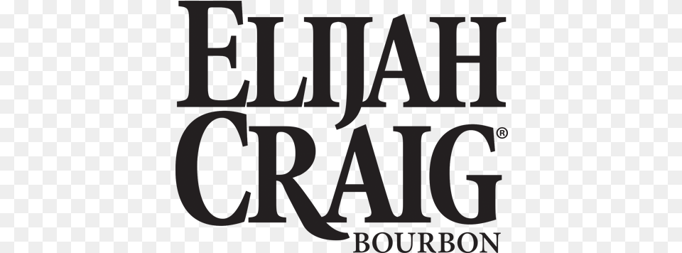 Elijah Craig Logo Elijah Craig Bourbon Logo, Text, Bulldozer, Machine, Alphabet Free Png Download