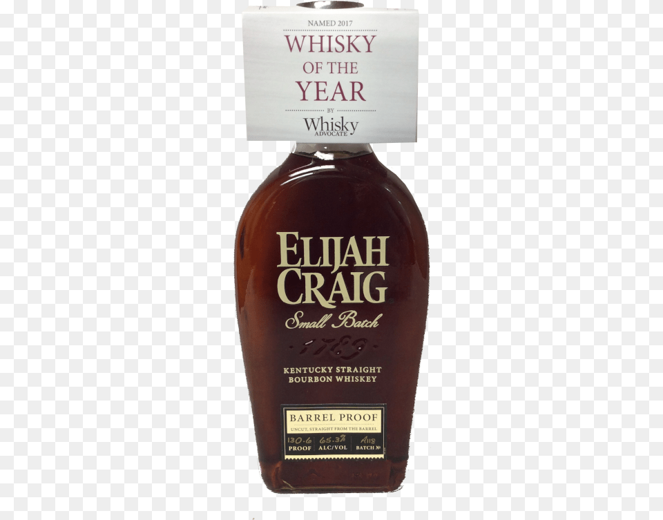 Elijah Craig Small Batch Barrel Proof Single Malt Whisky, Alcohol, Beverage, Liquor, Food Free Transparent Png