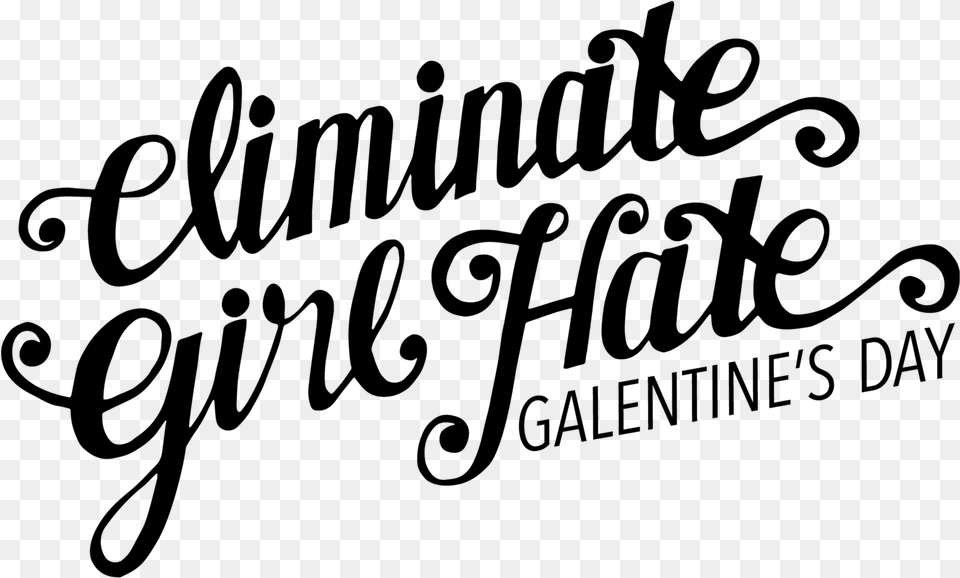 Eliminate Girl Hate Unisex Tanktop, Gray Free Png