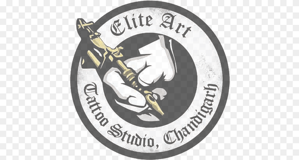 Elite Art Studio Logo Logo For Tattoo Artist, Weapon, Baby, Person Png
