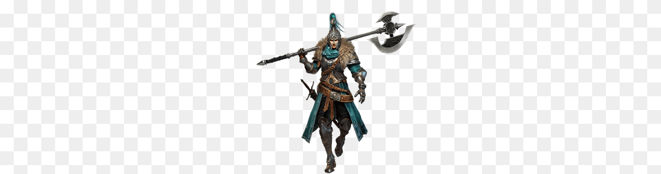 Elite Axe Warrior, Person, Clothing, Costume, Weapon Free Transparent Png