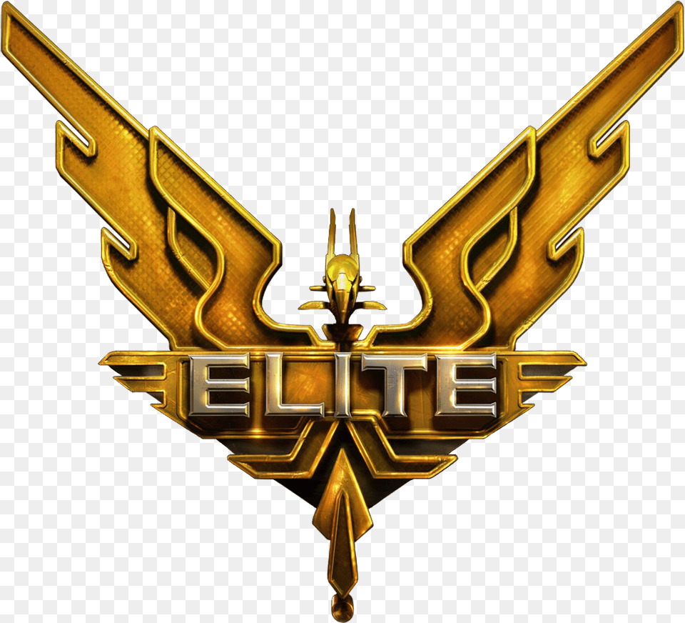 Elite Dangerous Logo, Emblem, Symbol, Gun, Weapon Free Png Download