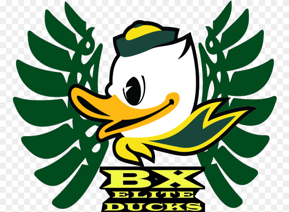 Elite Ducks Oregon Ducks Logo Black And White, Animal, Fish, Sea Life, Shark Free Png Download