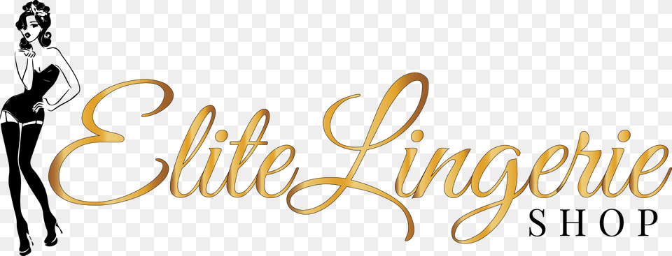 Elite Lingerie Shop Calligraphy, Adult, Female, Person, Woman Png