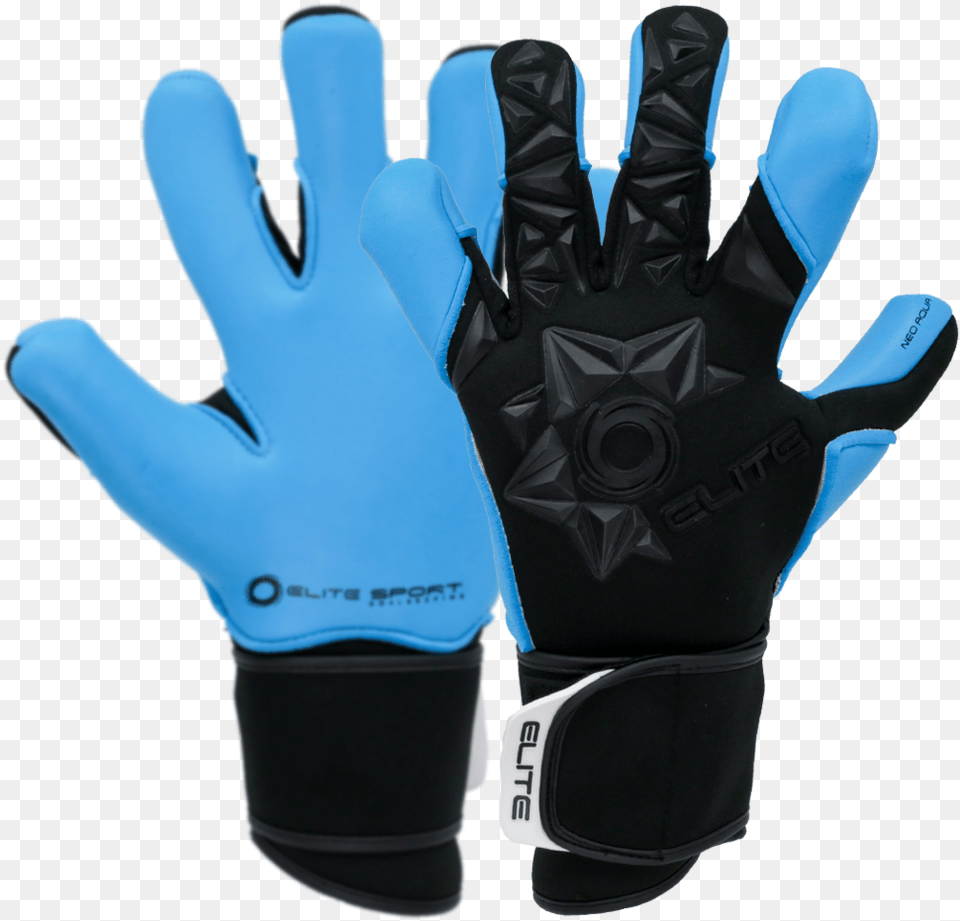 Elite Neo Aqua Gloves Elite Neo Aqua Goalkeeper Glove, Baseball, Baseball Glove, Clothing, Sport Free Png