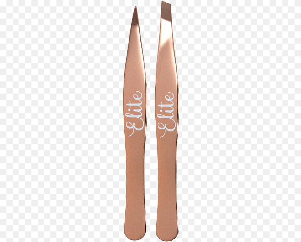 Elite Rose Gold Collection 2 Pack Tweezers 1 Slanted Gold Collection, Weapon Png