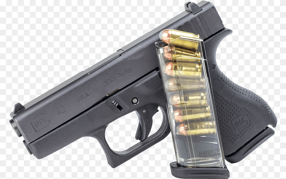 Elite Tactical Glock 43 Magazine, Firearm, Gun, Handgun, Weapon Free Png