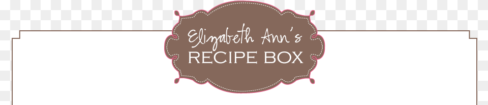 Elizabeth Ann39s Recipe Box Mice Centre, Text, Logo Free Transparent Png