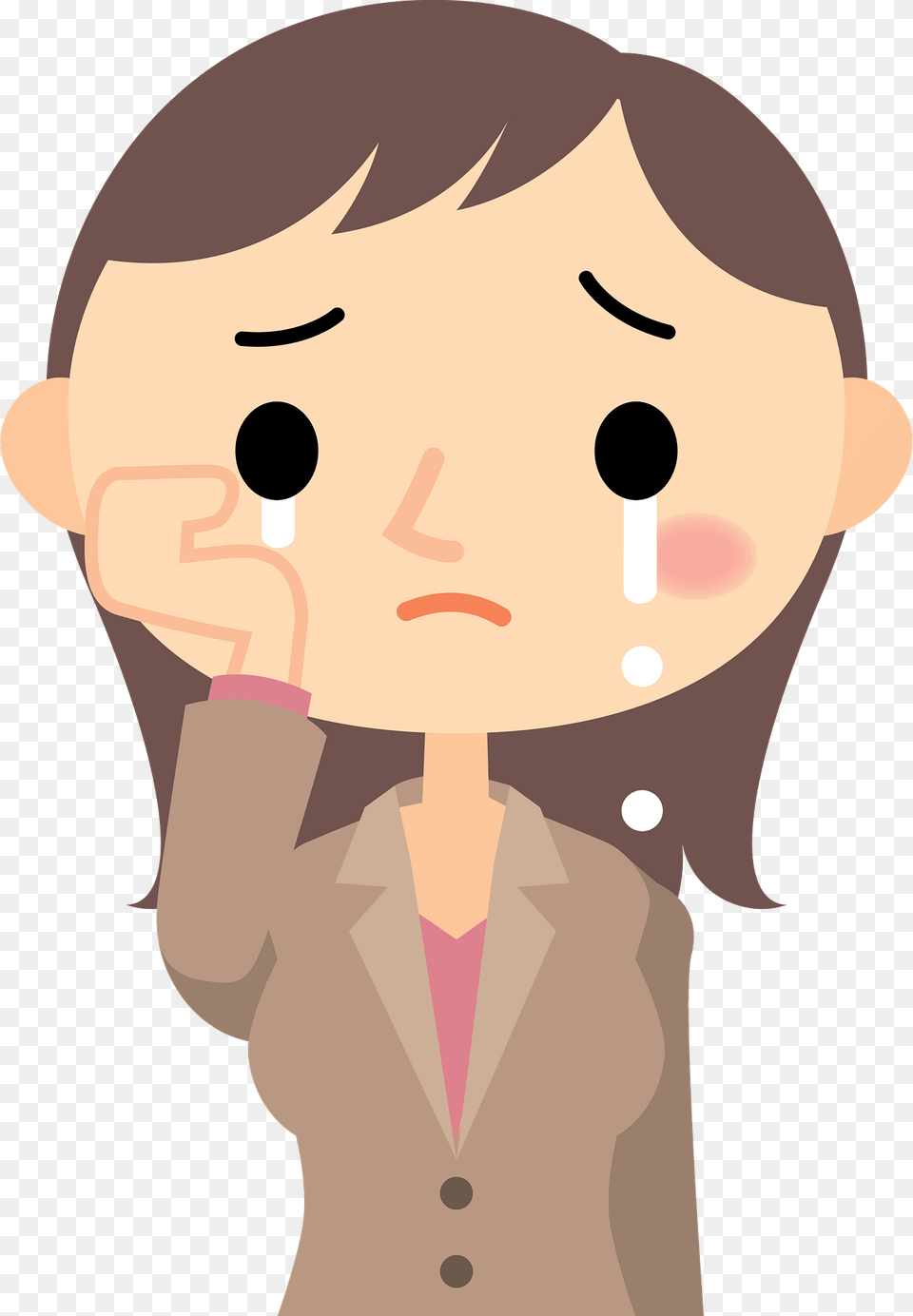 Elizabeth Businesswoman Is Crying Tears Clipart, Baby, Person Png Image